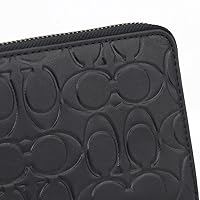 【極美品】コーチ 長財布 エンボス シグネチャー ブラック 74918 極美品】 coach コーチ 長財布 シグネチャー エンボス ラウ